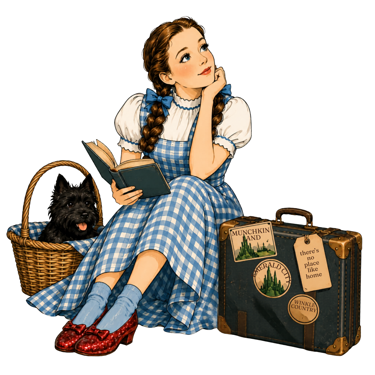 Dorothy Gale illustrated portrait