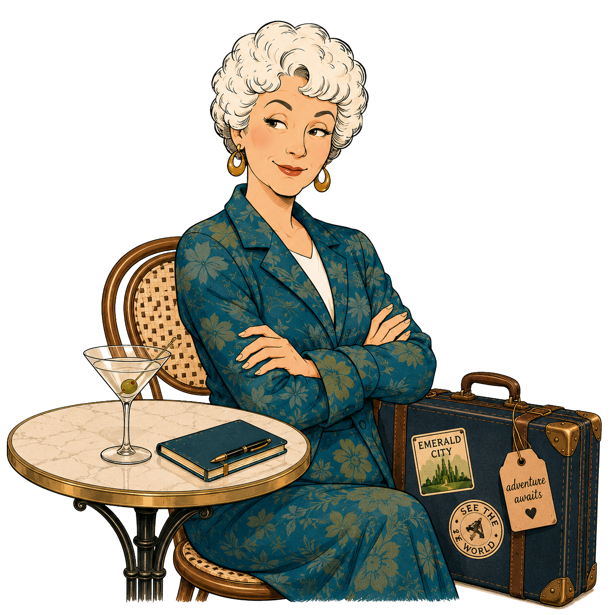 Dorothy Zbornak illustrated portrait